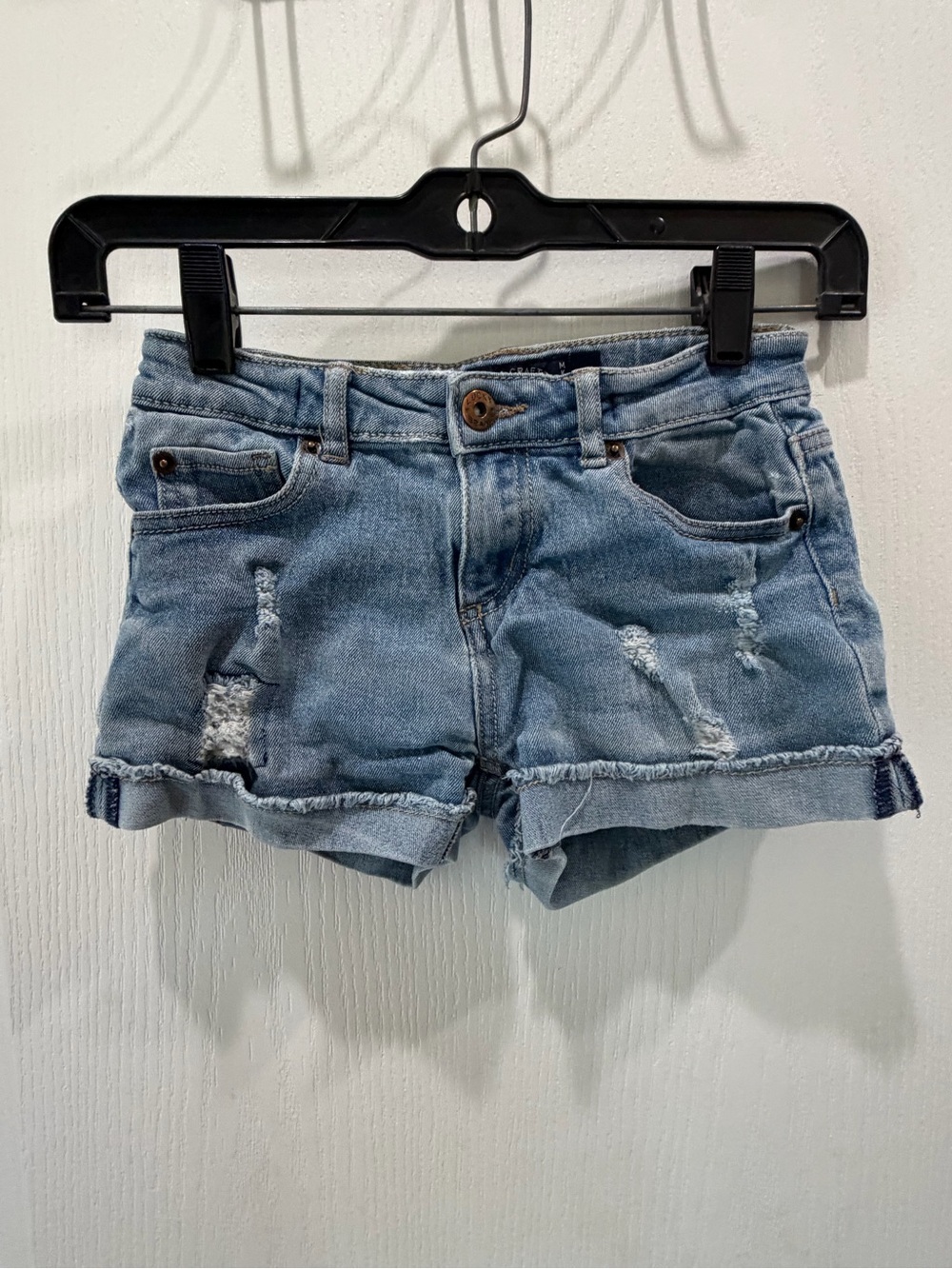 Lucky Brand Light Wash Distressed Denim Shorts